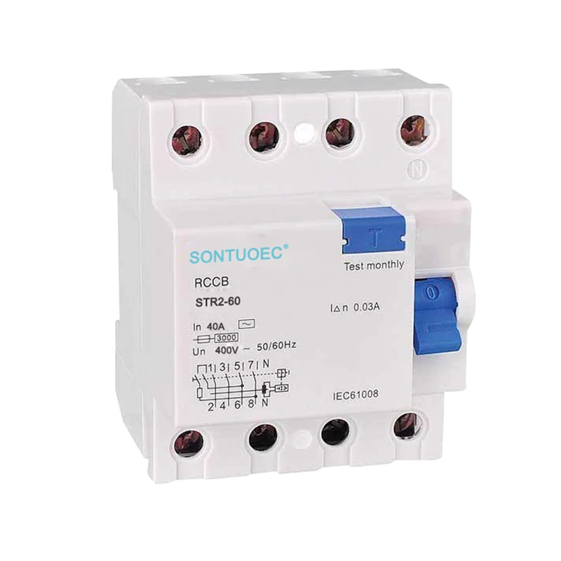 4P 63A /30MA RCD AC Type
