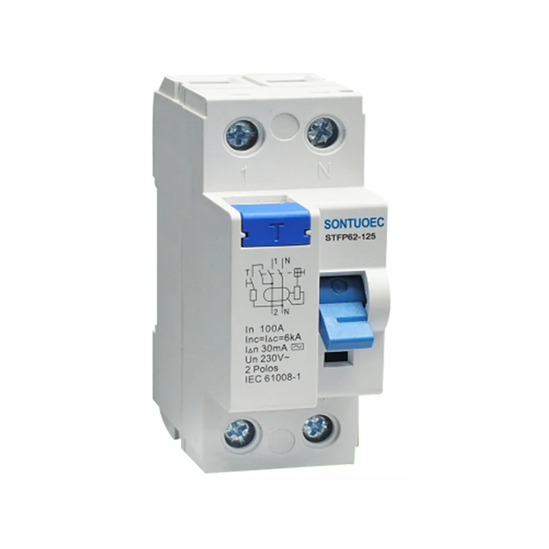 Elektronisk magnetisk En type RCCB 125A/30MA