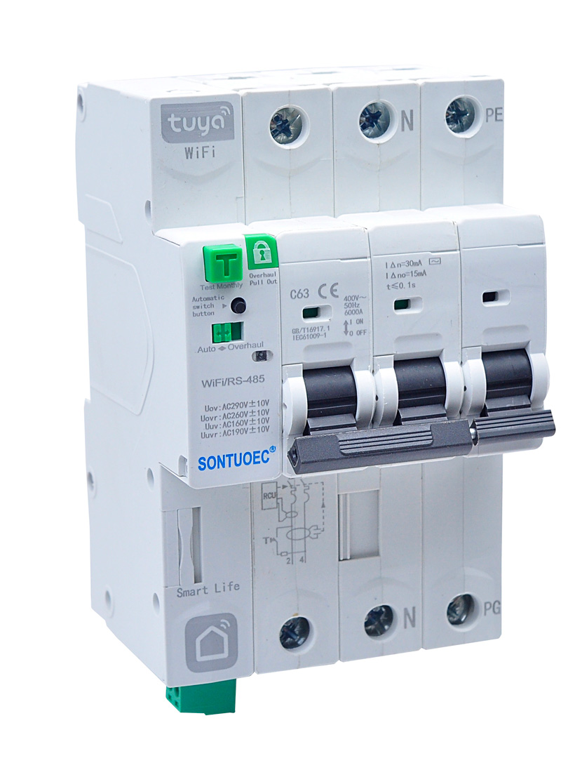 IoT 4G Circuit Breaker WiFi Tuya APP Fjernbetjening Trådløs fjernbetjening