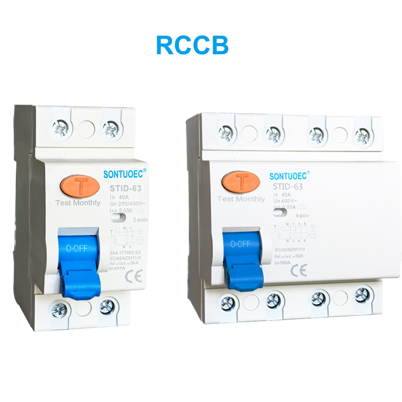Sten-63-serien RCCB 230V 63A Reststrømsafbryder